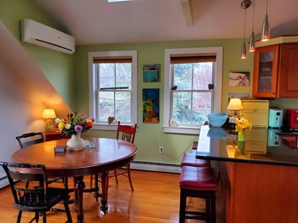 Provincetown Cape Cod vacation rental - Dining area ( table has optional slats for increased size!)