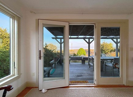 Chatham, Water's Edge Cape Cod vacation rental - First Floor Deck Access