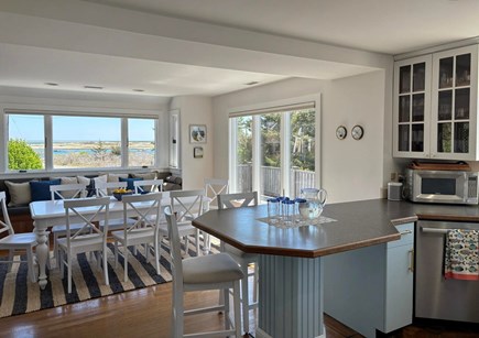 Chatham, Water's Edge Cape Cod vacation rental - Freshly Painted Kitchen and Dining Area
