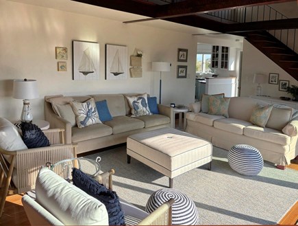 Chatham, Water's Edge Cape Cod vacation rental - Comfy and new  seating in spacious living room