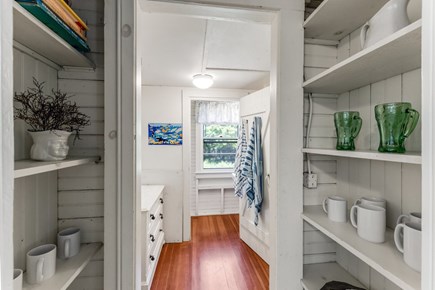 East Orleans Cape Cod vacation rental - Storage, laundry area and half bath.