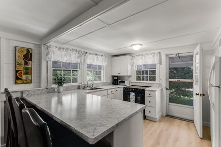 East Orleans Cape Cod vacation rental - New kitchen with bar seating for four.