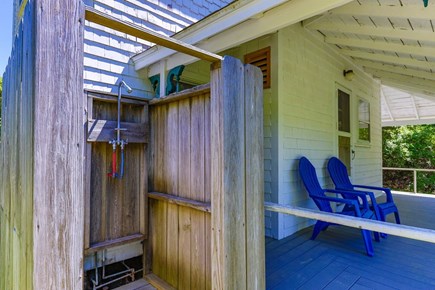 East Orleans Cape Cod vacation rental - Private outdoor shower.