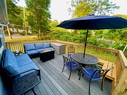 Popponesset Cape Cod vacation rental - Spacious deck with seating for 6 at the table and 6 on the sofas