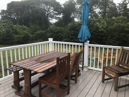 Orleans Cape Cod vacation rental - Back Deck with Dining Set