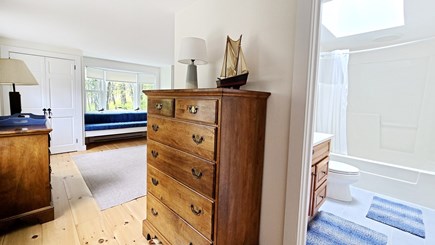 Truro Cape Cod vacation rental - Primary bedroom with queen bed and ensuite bathroom