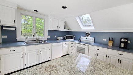 Truro Cape Cod vacation rental - Kitchen has a large center island