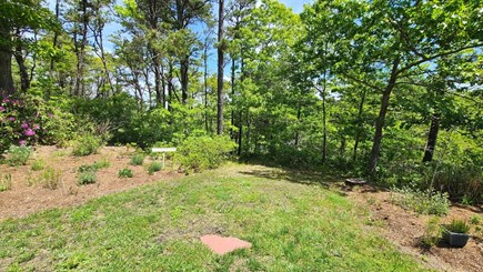 Truro Cape Cod vacation rental - Path leads from backyard to road to Ballston Beach