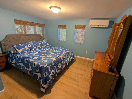 Plymouth, Cedarville Landing MA vacation rental - Downstairs smaller bedroom (king bed, dresser/mirror and closet)