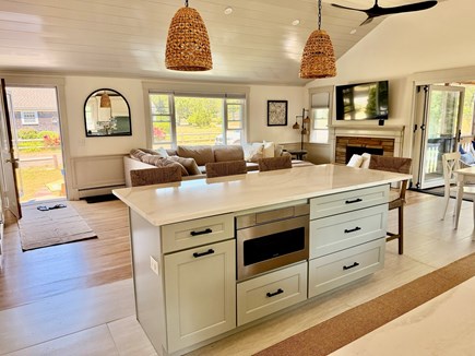 Dennisport Cape Cod vacation rental - Island seats 4 to 6 with all new appliances.