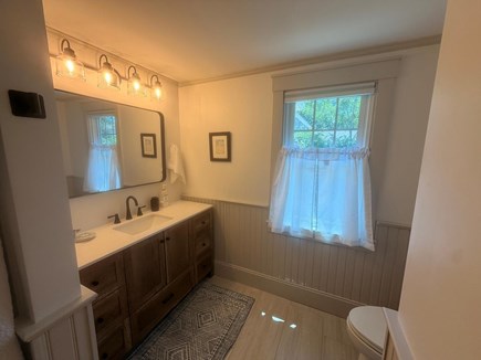 Dennisport Cape Cod vacation rental - Pictures of the updated bathroom with tub.