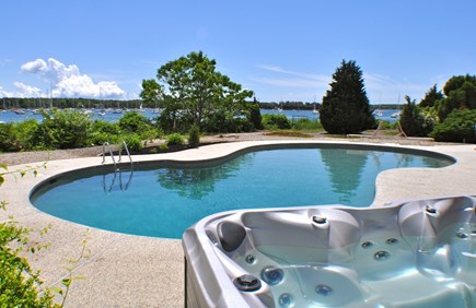 Pocasset Cape Cod vacation rental - Pool and Hot Tub View