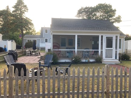 Dennis Cape Cod vacation rental - Porch, fire pit and patio