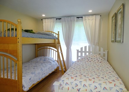 Pocasset, Monument Beach Cape Cod vacation rental - Bunk bed room on main floor, sleeps 3