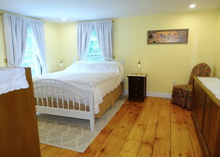 Pocasset, Monument Beach Cape Cod vacation rental - Yellow queen bedroom on main floor with private bath