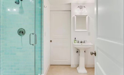 Falmouth, Sippewissett Cottage Cape Cod vacation rental - Basement Bathroom w/walk in shower