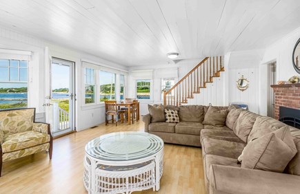 New Silver Beach No. Falmouth Cape Cod vacation rental - Living room