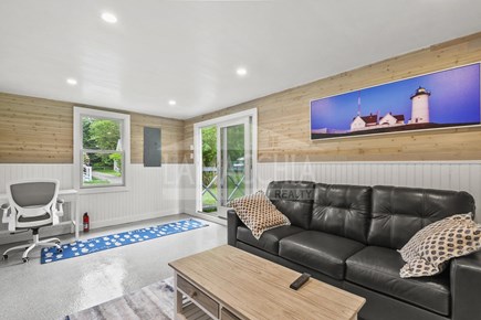 East Falmouth Cape Cod vacation rental - Living room in garage