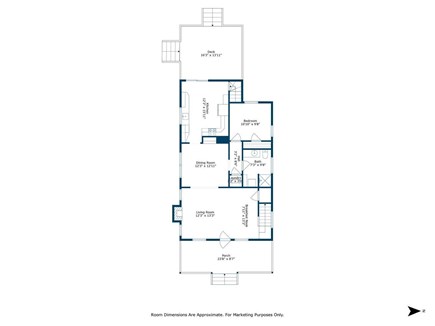East Falmouth Cape Cod vacation rental - 1st floor