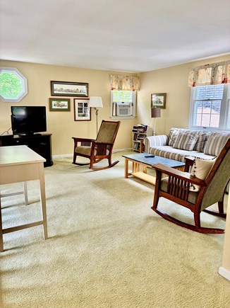 Wellfleet Cape Cod vacation rental - Main house loft with TV sitting area and pull-out couch