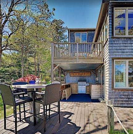 Falmouth Cape Cod vacation rental - Outdoor grilling area and bar