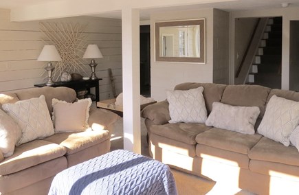 Falmouth Cape Cod vacation rental - Lower level tv room and office