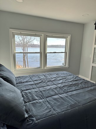 West Yarmouth Cape Cod vacation rental - Main bedroom, with beautiful water views. Queen size bed.