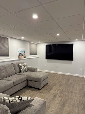 West Yarmouth Cape Cod vacation rental - Lower level family room