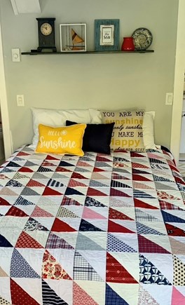 Eastham Cape Cod vacation rental - A queen size bed to rest your head after a day of adventuring!