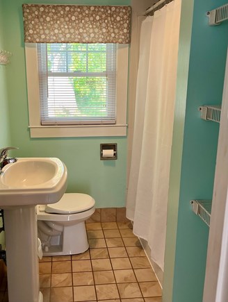 Eastham Cape Cod vacation rental - Bathroom w bathtub/shower -another shower outside!