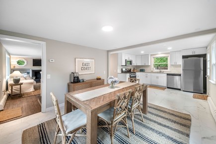 Yarmouth Cape Cod vacation rental - Airy table for six in the sunny kitchen