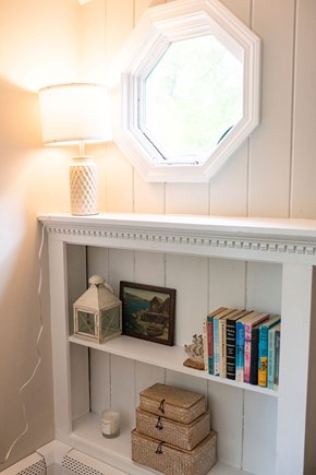 Yarmouth Cape Cod vacation rental - Cozy corner with books and decor for a relaxing stay