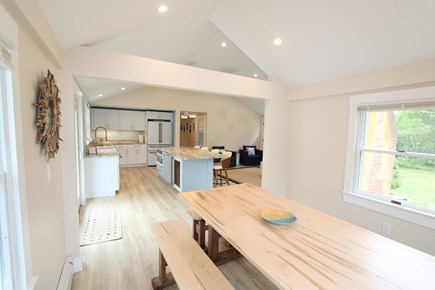 Harwich Cape Cod vacation rental - Open concept kitchen, living room, and dining