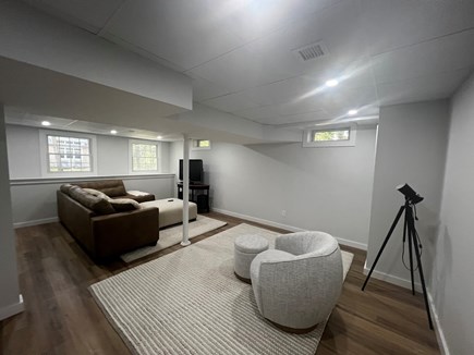 Harwich, Red River Beach Cape Cod vacation rental - Basement rec & TV room