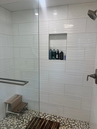 Bourne, Sagamore Beach Cape Cod vacation rental - Main Floor Ensuite Bathroom with Shower