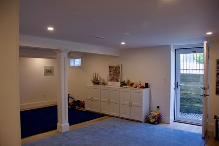 Bourne, Sagamore Beach Cape Cod vacation rental - Basement Activity Room
