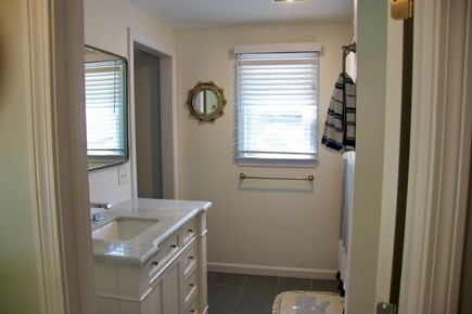 Bourne, Sagamore Beach Cape Cod vacation rental - Upstairs Bath with Tub & Laundry Room