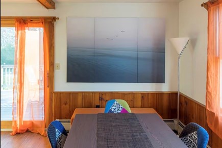 Wellfleet Cape Cod vacation rental - Dining room seats 10 on main floor