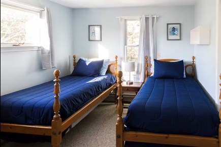 Wellfleet Cape Cod vacation rental - Twin beds on main floor w working desk area