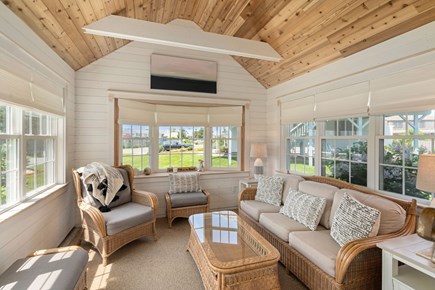 South Yarmouth Cape Cod vacation rental - Sunroom seating