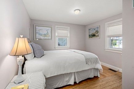 South Yarmouth Cape Cod vacation rental - Downstairs bedroom with queen bed and walk in closet.