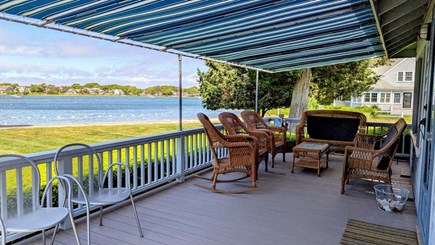 Pocasset Cape Cod vacation rental - Deck w/water view and seating