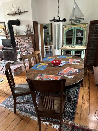 Falmouth, Quissett Cape Cod vacation rental - Dining area of great hall