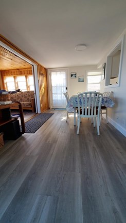South Yarmouth Cape Cod vacation rental - Dining and living area