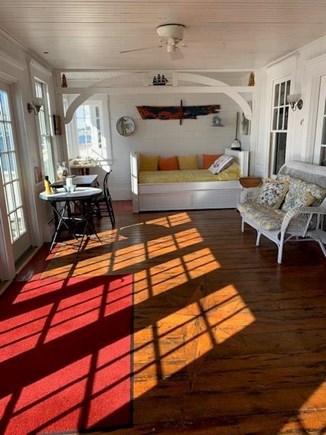 Provincetown Cape Cod vacation rental - Sunroom daybed SW Corner