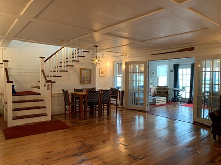 Provincetown Cape Cod vacation rental - Living room towards sunroom Main house