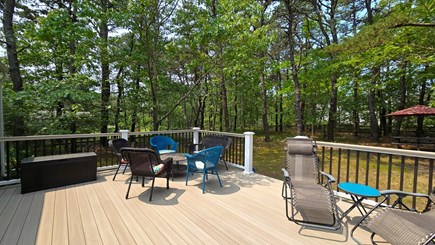 Wellfleet Cape Cod vacation rental - Large deck with outdoor seating