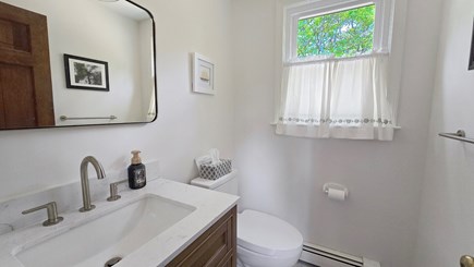 Wellfleet Cape Cod vacation rental - First floor half bathroom off kitchen