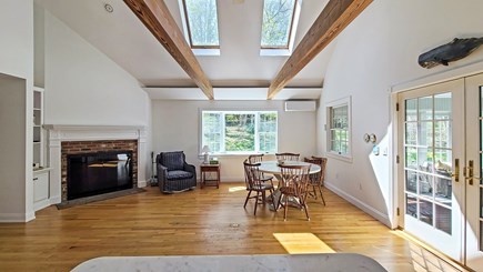 Wellfleet Cape Cod vacation rental - Kitchen opens to a dining area and sitting area