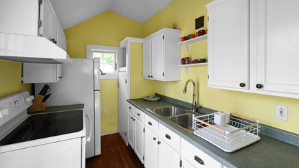 Wellfleet Cape Cod vacation rental - Kitchen with range and refrigerator